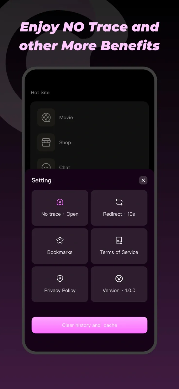 Seensearch privacy settings